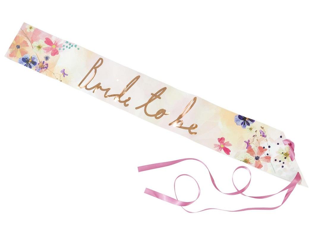 Blossom Girls Bride to Be Sash