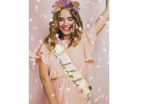 Blossom Girls Bride to Be Sash