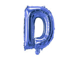 Mini Blue Foil Balloon - Letter D