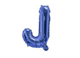 Mini Blue Foil Balloon - Letter J