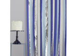 Blue & Silver Streamer Backdrop