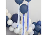 Blue Streamer Balloon Tails