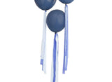 Blue Streamer Balloon Tails