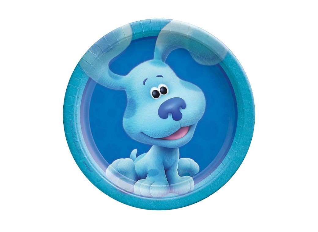 Blue's Clues Lunch Plates Blue 8pk