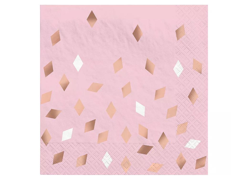 Blush Birthday Lunch Napkins 16pk