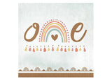 Boho Rainbow 1st Birthday Lunch Napkins 16pk