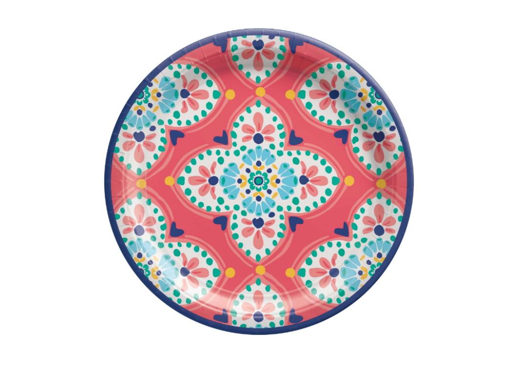 Boho Vibes Lunch Plates 8pk