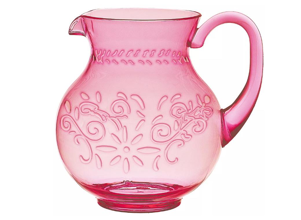 Boho Vibes Pink Floral Pitcher Jug