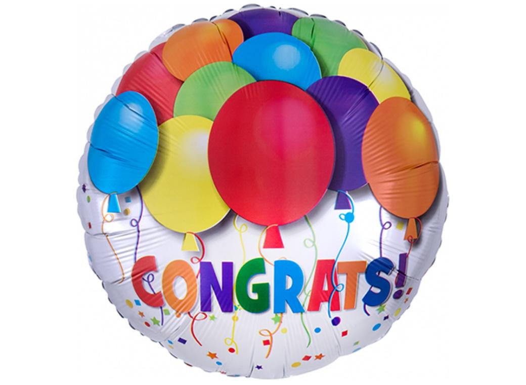 Bold Congrats Foil Balloon