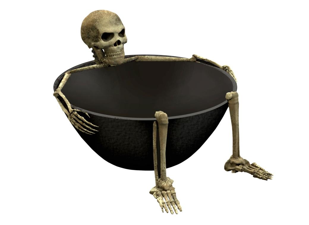 Boneyard Skeleton Bowl