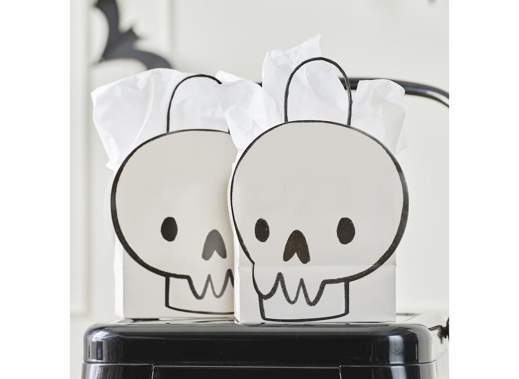 Boo Crew Skull Treat Bags 6pk