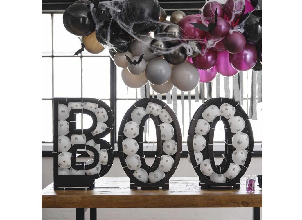 BOO Halloween Balloon Mosaic Stand