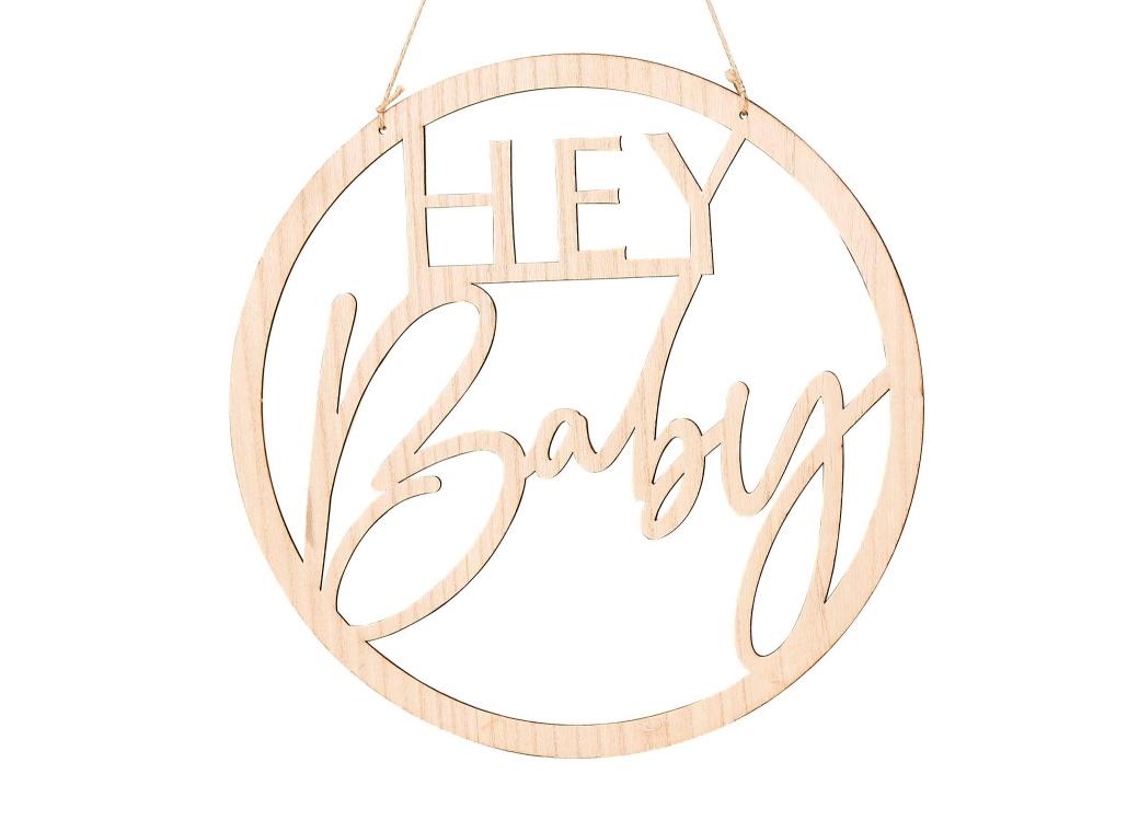 Botanical Baby Hey Baby Sign