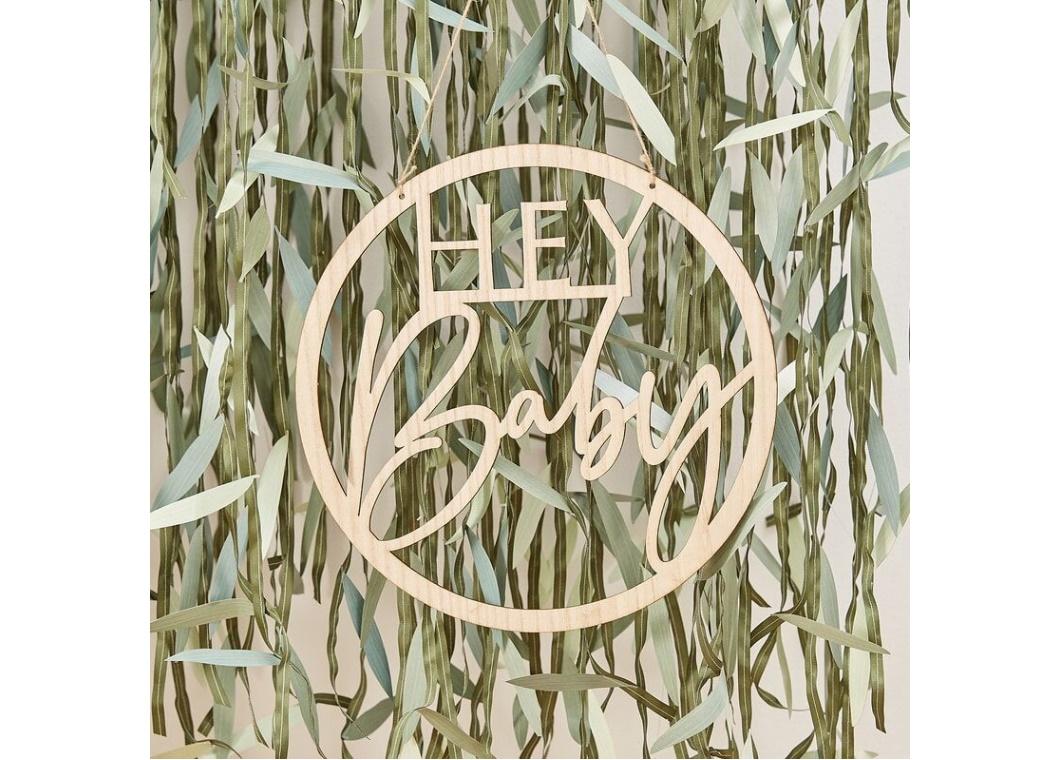 Botanical Baby Hey Baby Sign