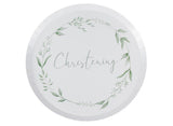 Botanical Christening Plates 8pk