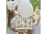 Bridal Bloom Bride to Be Balloon with Tail