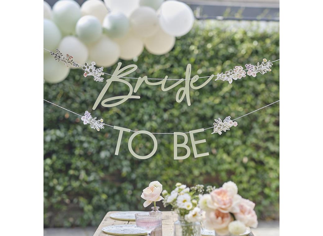 Bridal Bloom Bride to Be Bunting