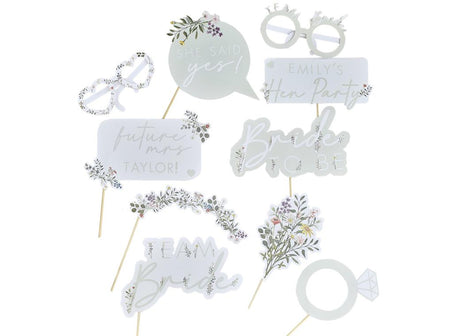 Bridal Bloom Photo Props