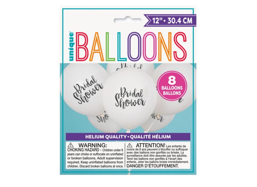 Bridal Shower Balloons 8pk