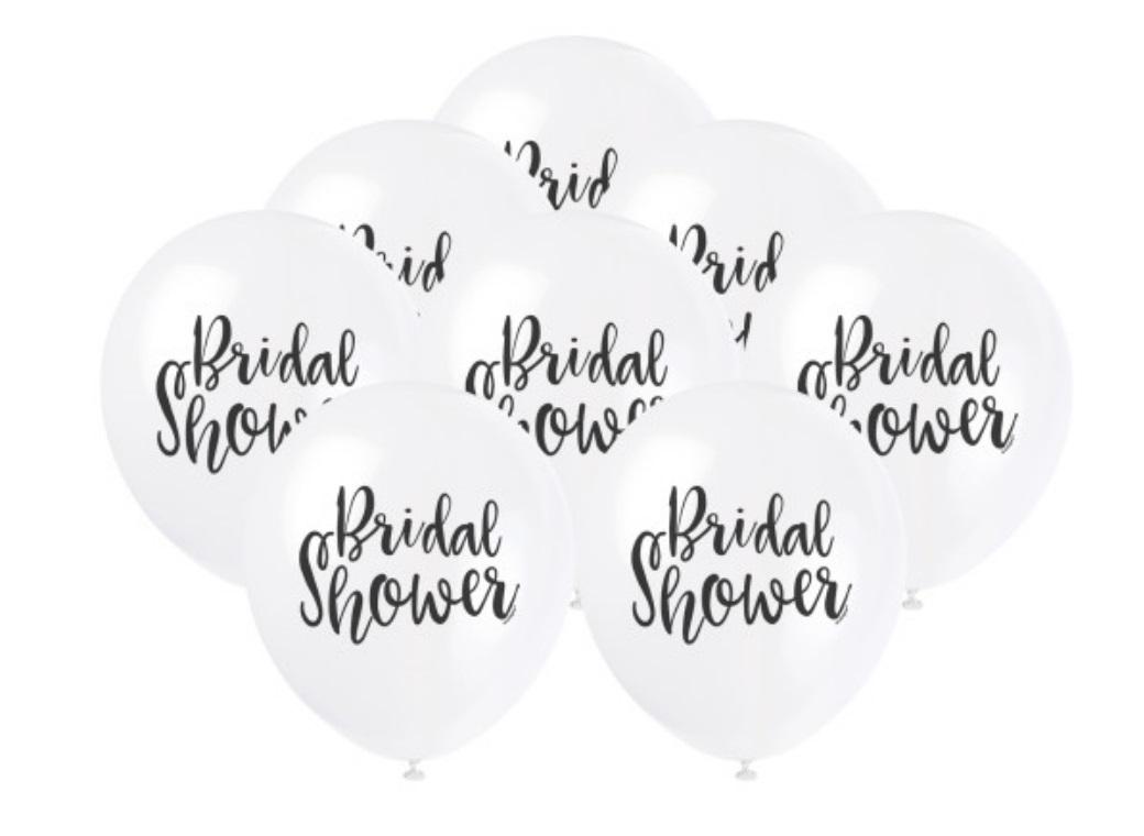 Bridal Shower Balloons 8pk