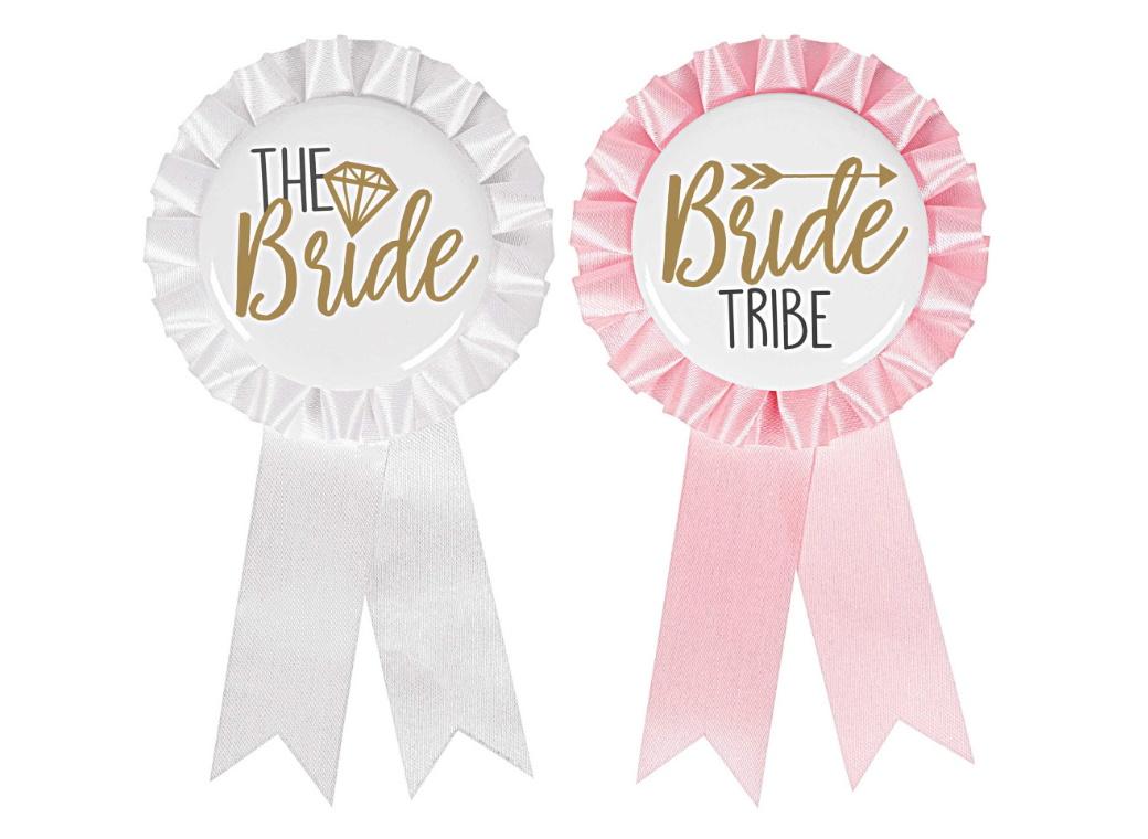 Bride Tribe Award Ribbons 8pk