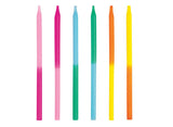 Bright Two-Tone Candles 12pk