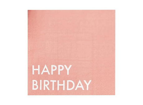 Brights Happy Birthday Napkins 16pk