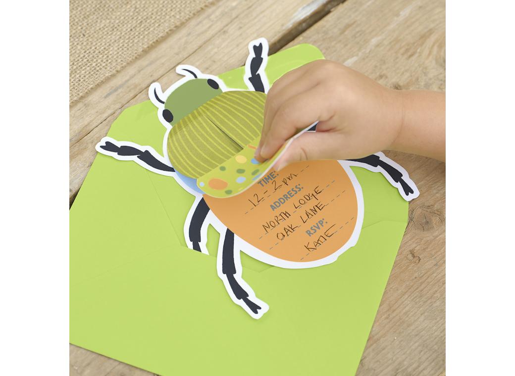 Bugging Out Invitations 5pk