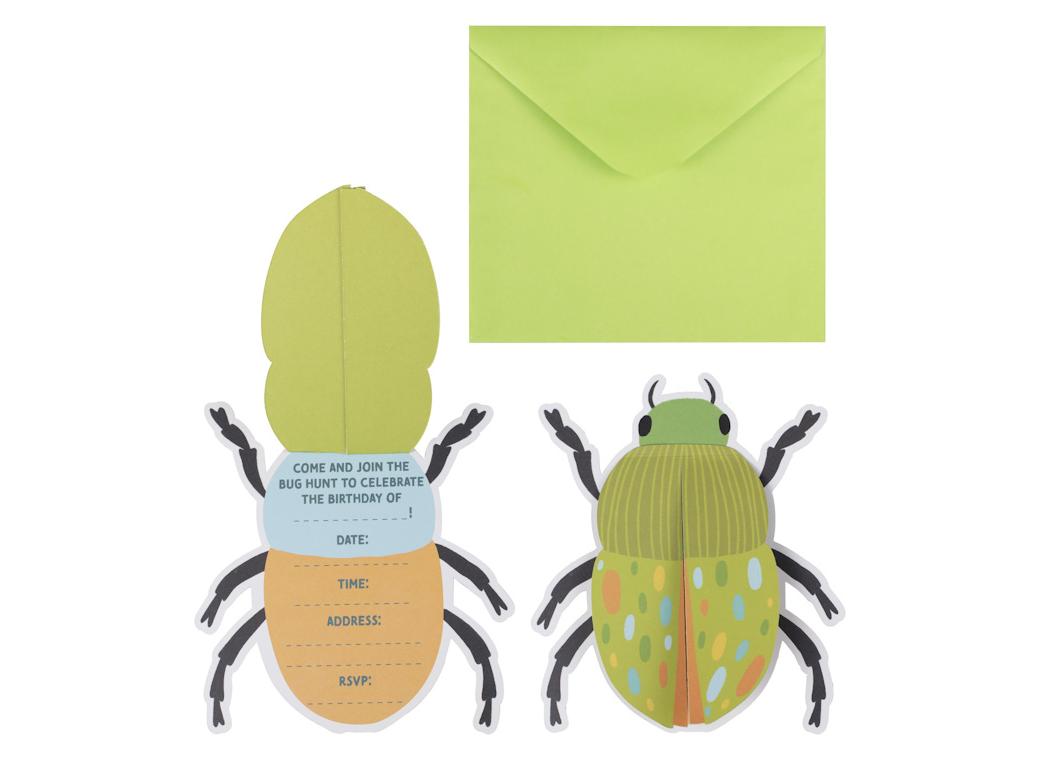 Bugging Out Invitations 5pk