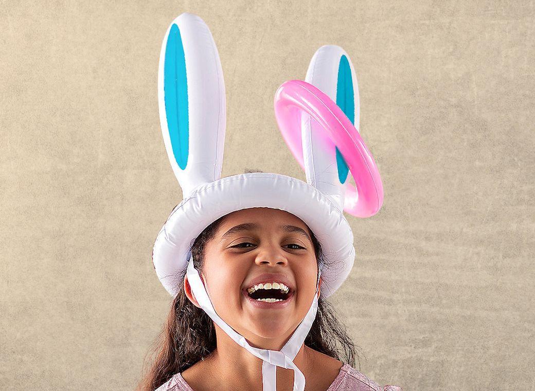 Bunny Ears Inflatable Ring Toss Game