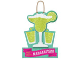 Fiesta But First Margaritas Hanging Sign