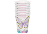 Butterfly Shimmer Cups 8pk