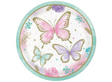 Butterfly Shimmer Dinner Plates 8pk