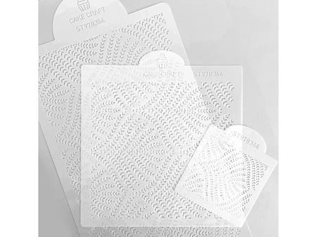 Cake Craft 3pce Cake Stencil Set - Fern