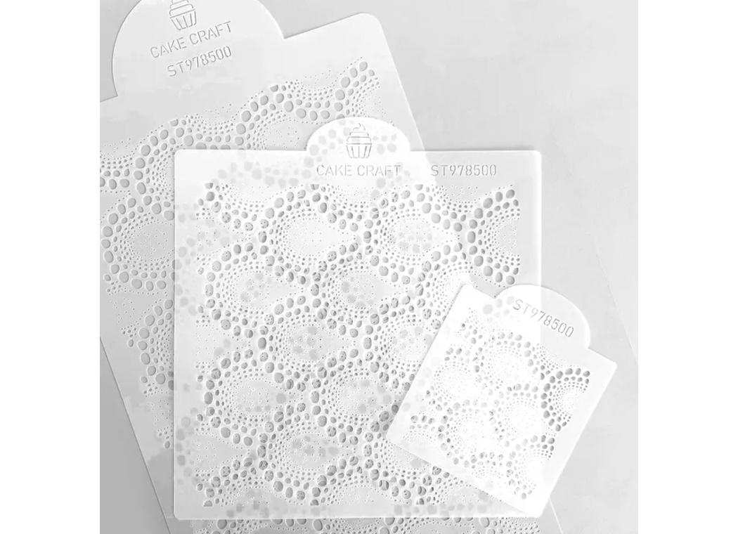 Cake Craft 3pce Cake Stencil Set - Iota