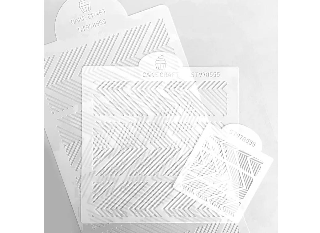 Cake Craft 3pce Cake Stencil Set - Maverick