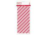 Candy Cane Striped Large Cello Bags 20pk