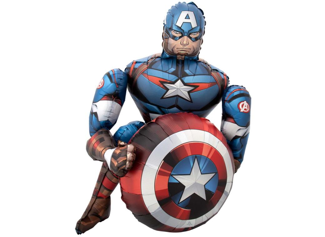 Captain America Airwalker Foil Balloon