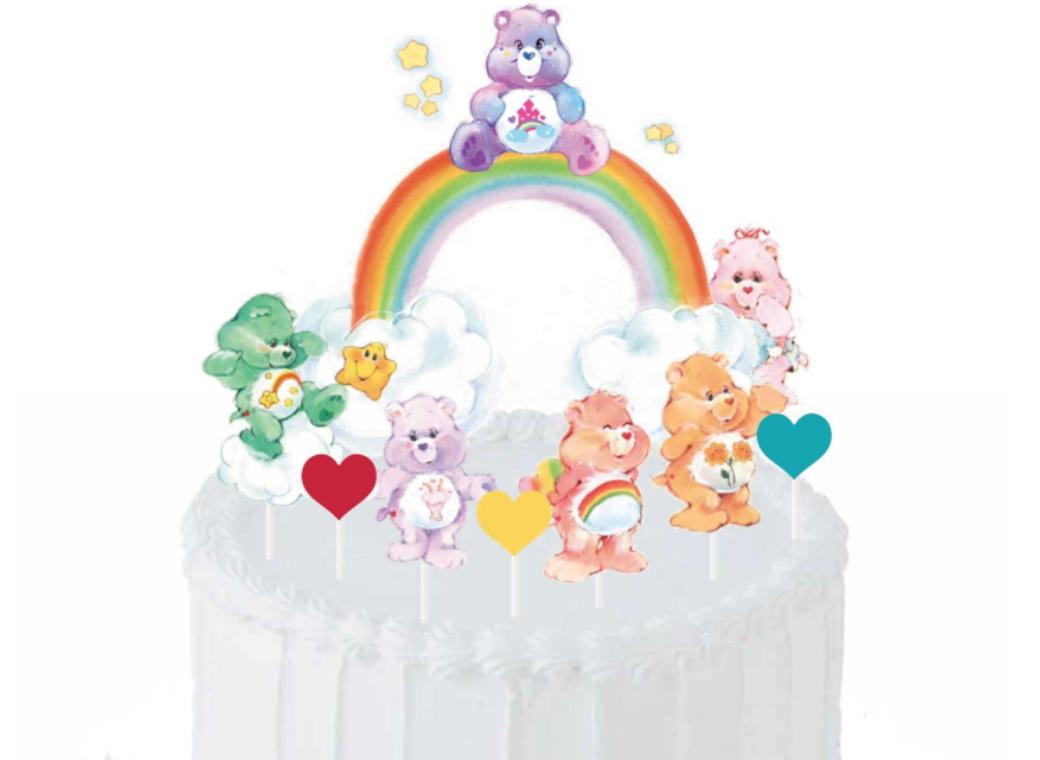 Care Bears Cake Topper Set