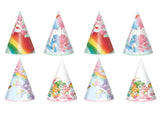 Care Bears Mini Cone Hats 8pk