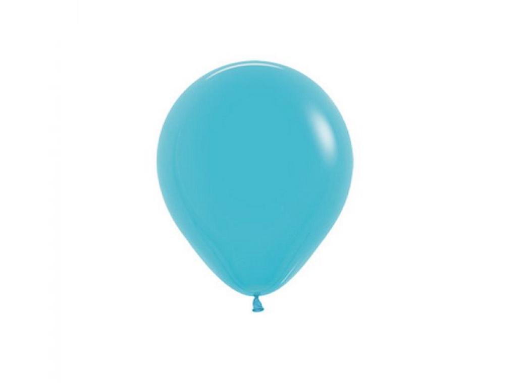 Caribbean Blue 12cm Balloons 10pk