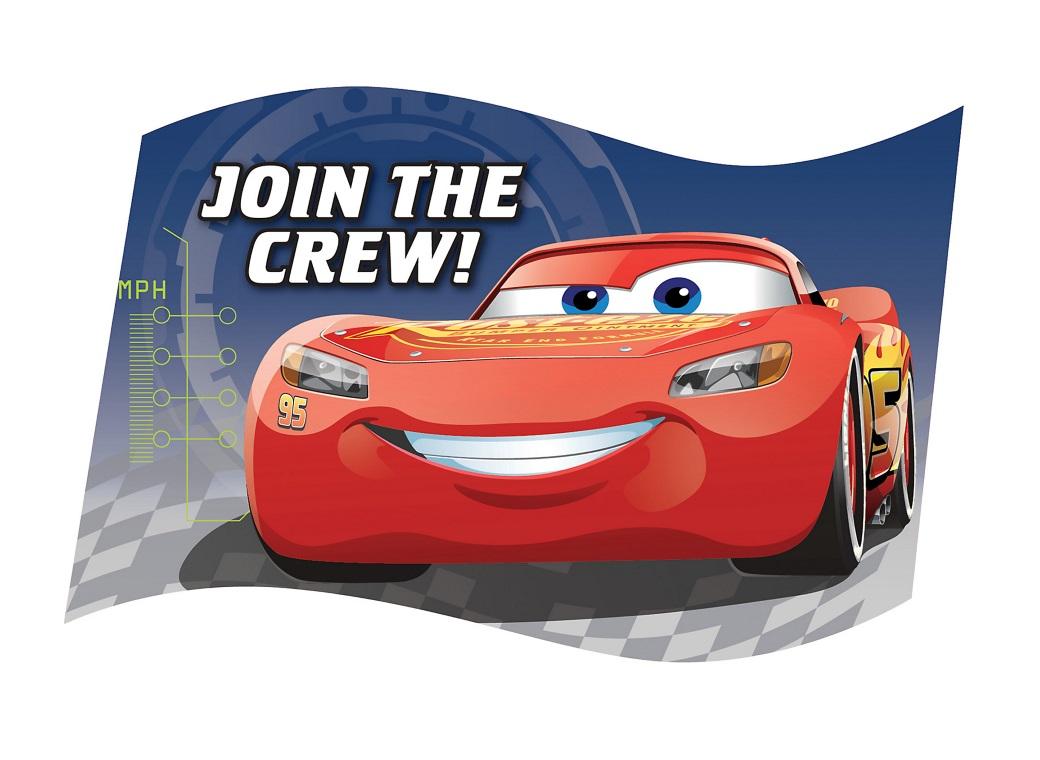 Cars 3 Invitations 8pk