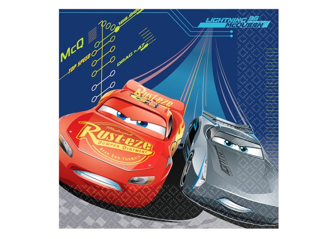 Cars 3 Lunch Napkins 16pk