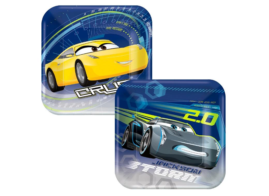 Cars 3 Lunch Plates 8pk