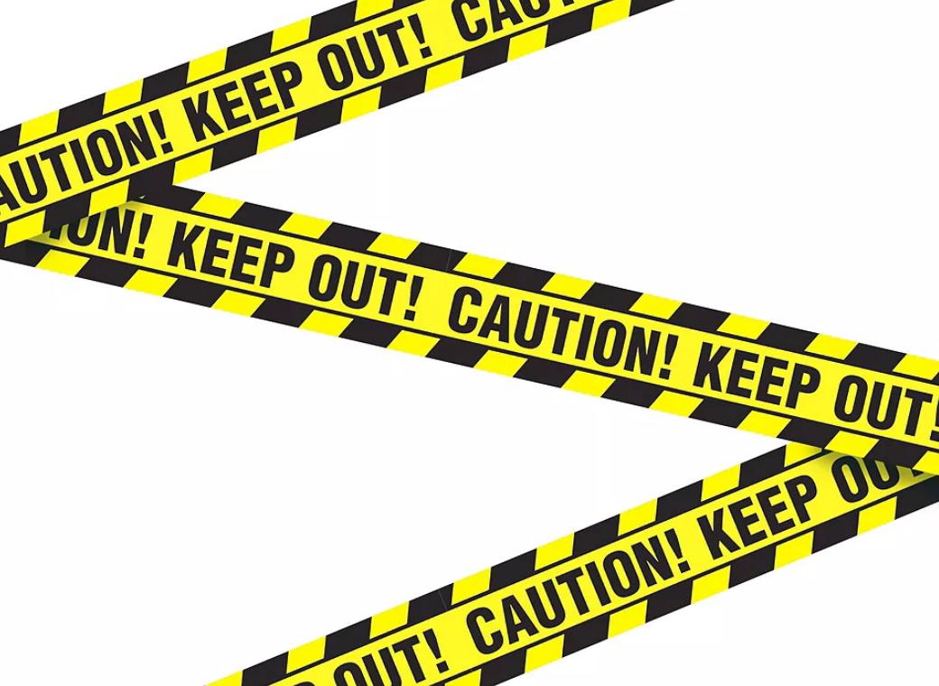 Caution Keep Out Tape