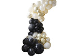 Champagne Noir Balloon Arch Kit