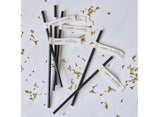 Champagne Noir Paper Straws 16pk