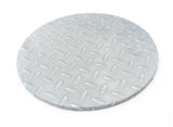 Checker Plate Masonite Cake Board Round 10"