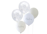 Christening Confetti Balloon Bundle