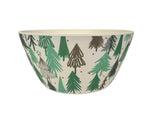 Christmas Bamboo Serving Bowl